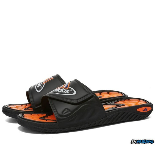 Adidas Adilette Reptossage Core Black Orange White ORIGINAL GX0877