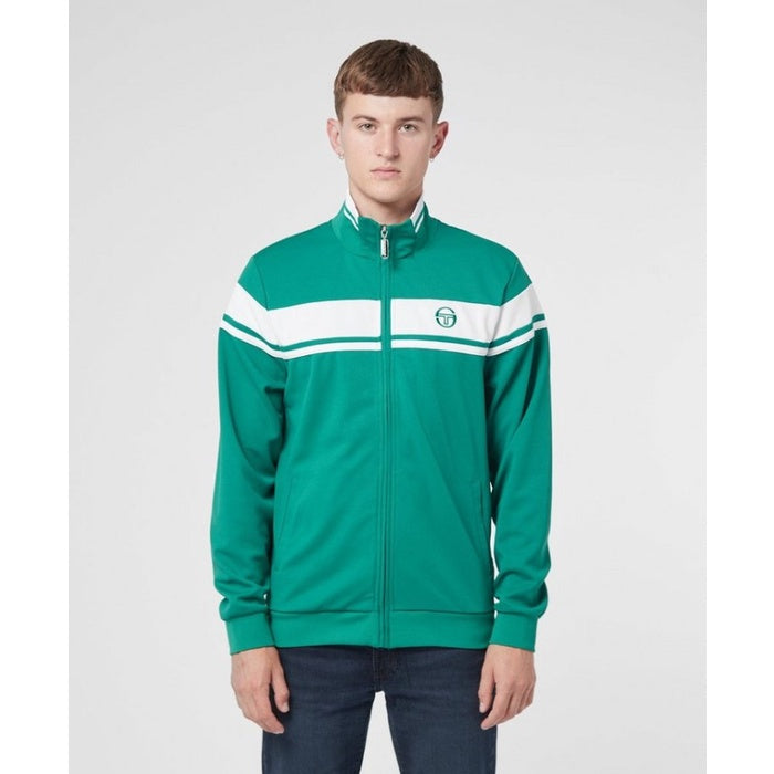 Sergio Tacchini Damarindo Track Top Green White ORIGINAL