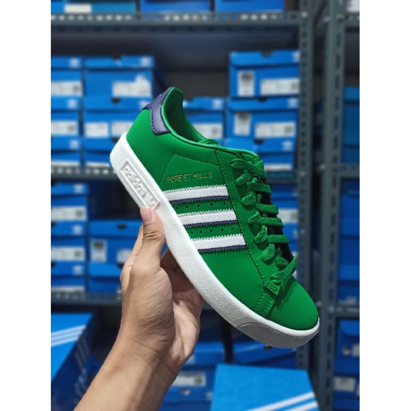 Adidas Forest Hills Green White ORIGINAL FW4771 BM STORE ORIGINAL FOOTWEAR