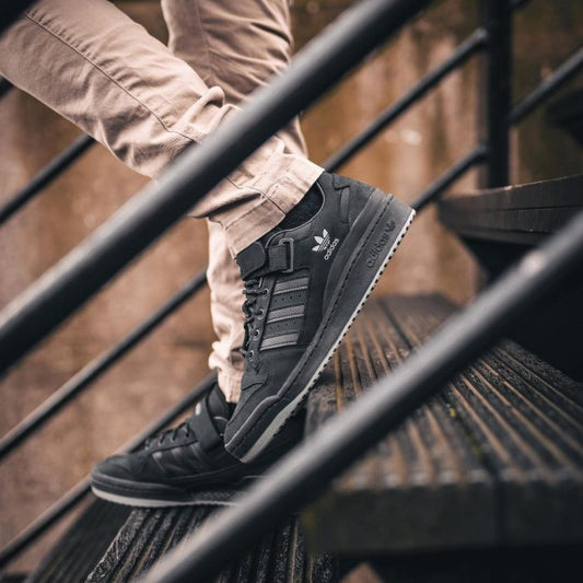 Adidas Forum 84 Low OG All Black Three Black Exclusive ORIGINAL
