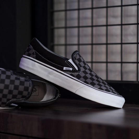Vans Slip ON Classic Checkerboard Black / Pewter
