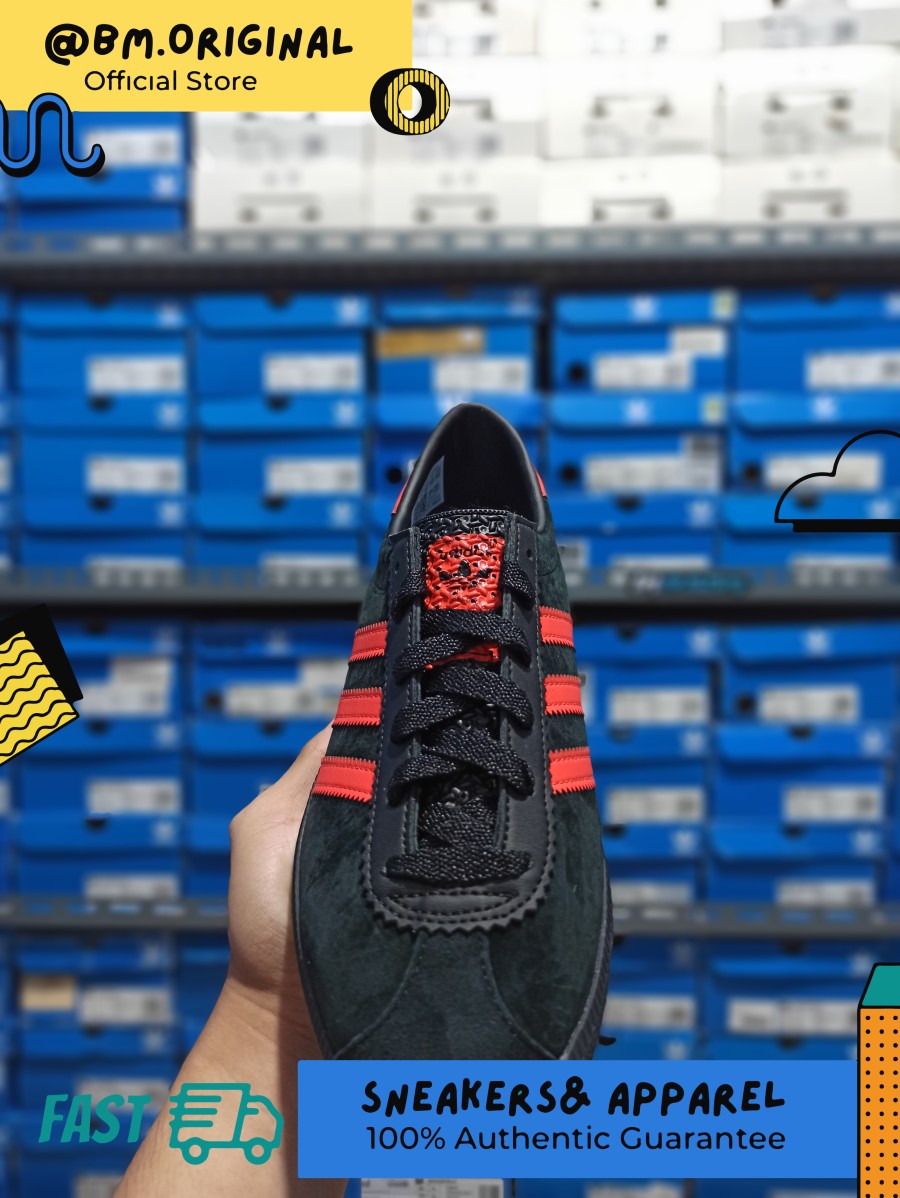 Adidas Brussel City Series Core Black Bright Red ORIGINAL GZ2044