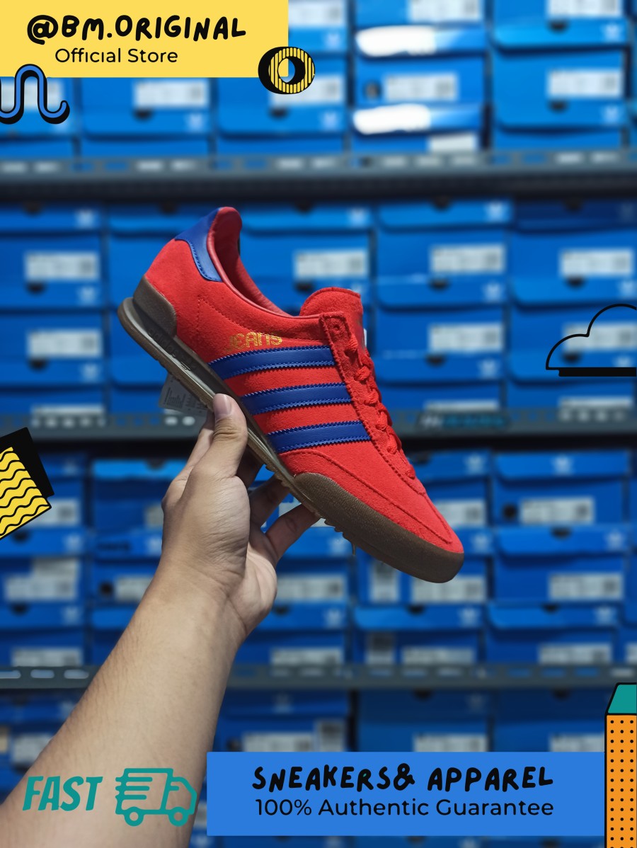 Adidas Jeans Red Bright Blue Indigo Exclusive