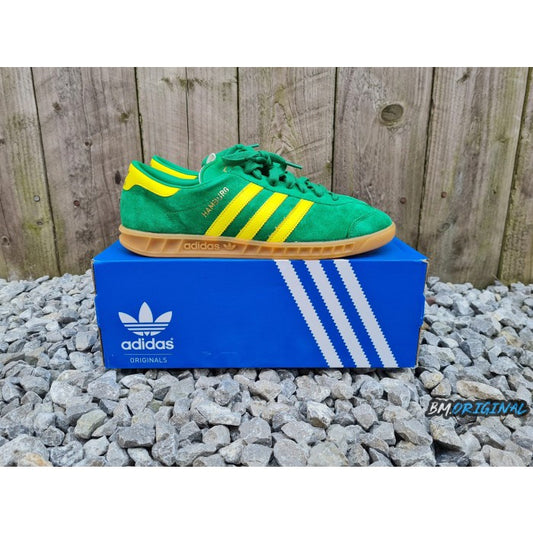 Adidas Hamburg OG Green Bright Yellow Gumsole ORIGINAL B24966
