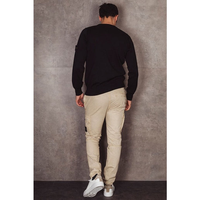 Stone Island 540B2 Crewneck Sweater Black ORIGINAL