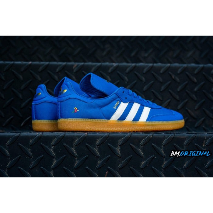 Adidas Samba x Oyster Holdings Blue White Gumsole ORIGINAL F35093