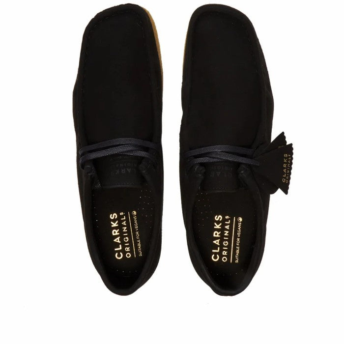 CLARKS ORIGINALS WALLABEE VEGAN BLACK VEGAN