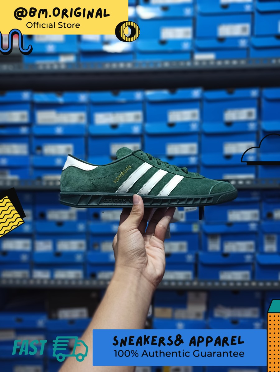 Adidas Hamburg Green Ardwick White ORIGINAL