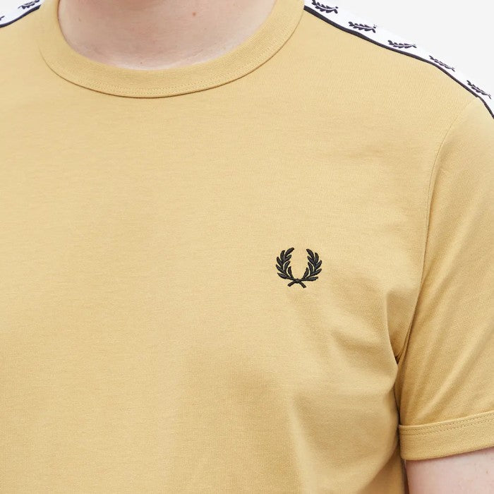 Fred Perry Taped Ringer Tee Desert M6347