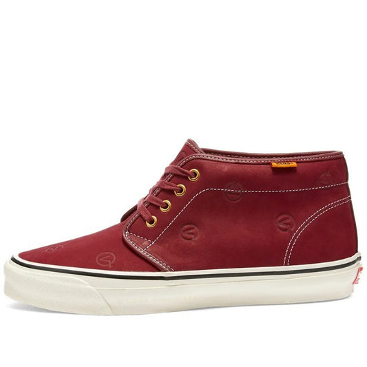 VANS VAULT LQQK STUDIO UA OG CHUKKA BOOT LXCIRCLE BURGUNDY VN0A5FBV2SO