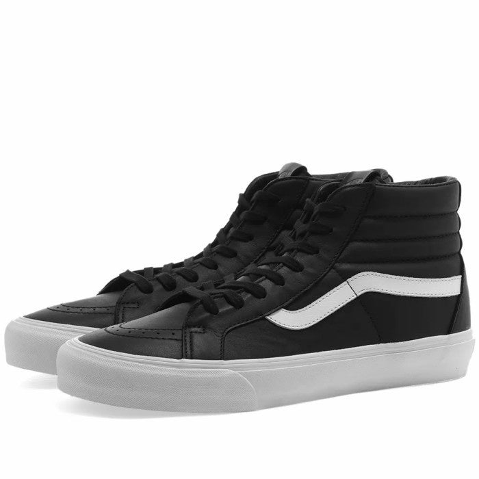 VANS VAULT UA SK8-HI REISSUE LX BLACK LEATHER ORIGINAL VN0A4BVH9H9