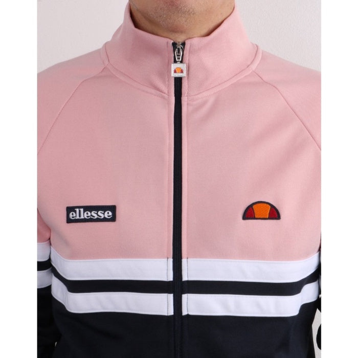 ELLESSE RIMINI TRACK TOP NAVY PINK 80s CASUAL ORIGINAL