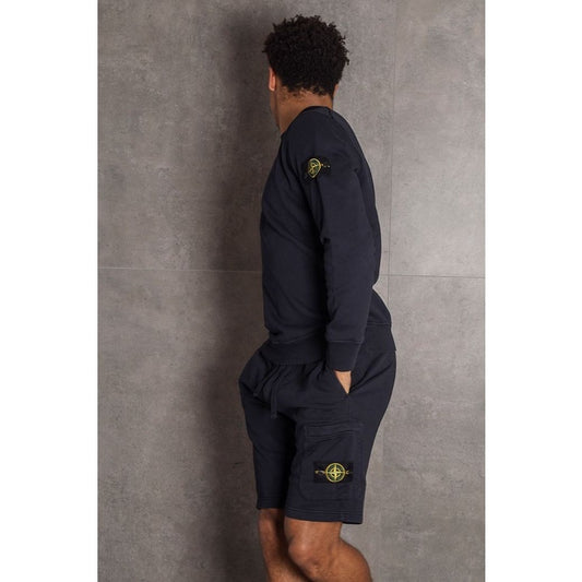 Stone Island Sweatshirt 63051 Dyed Navy Blue ORIGINAL