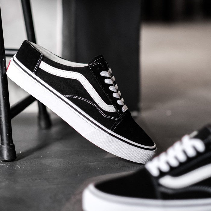 Vans Oldskool Mule Classic Black White ORIGINAL