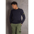 Stone Island Sweater 540B2 Navy Blue Soft Cotton