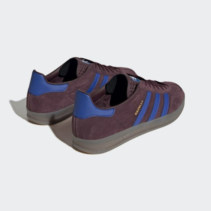 Adidas Gazelle Indoor Shadow Maroon Semi Lucid Blue Brown IG9980