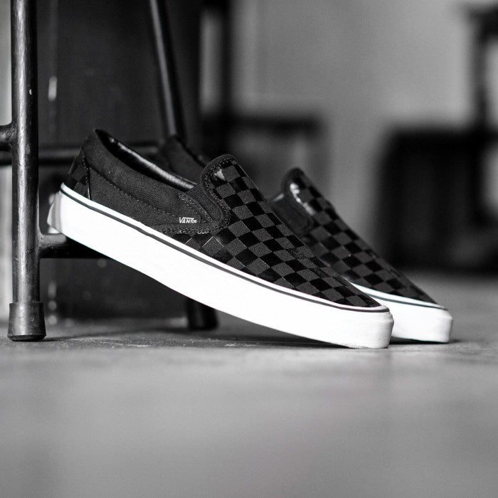 Vans Slip On Checkerboard Black / Black ORIGINAL