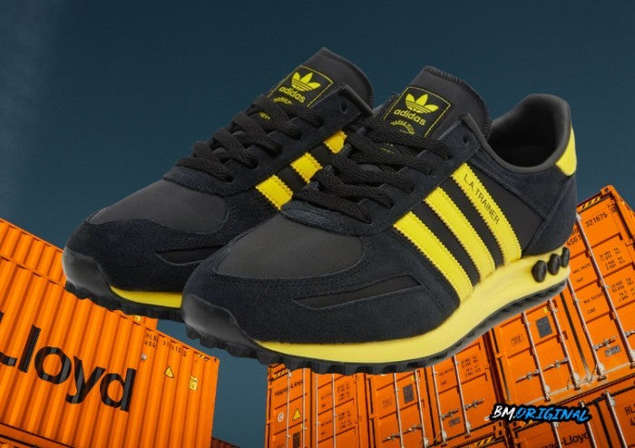 Adidas LA Trainer Black Yellow Exclusive ORIGINAL