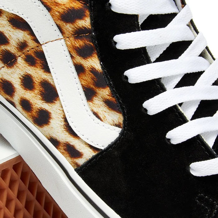 VANS UA SK8-HI LEOPARD BLACK TRUE WHITE ORIGINAL VN0A4U3C3I61