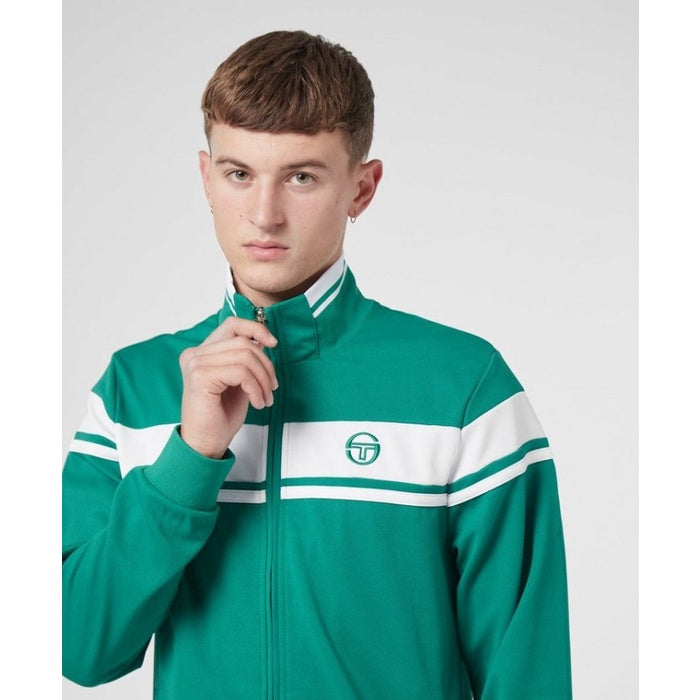 Sergio Tacchini Damarindo Track Top Green White ORIGINAL