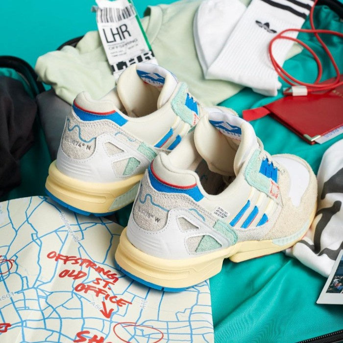 adidas Zx 9000 Trainers Os White Cream White Mint Original
