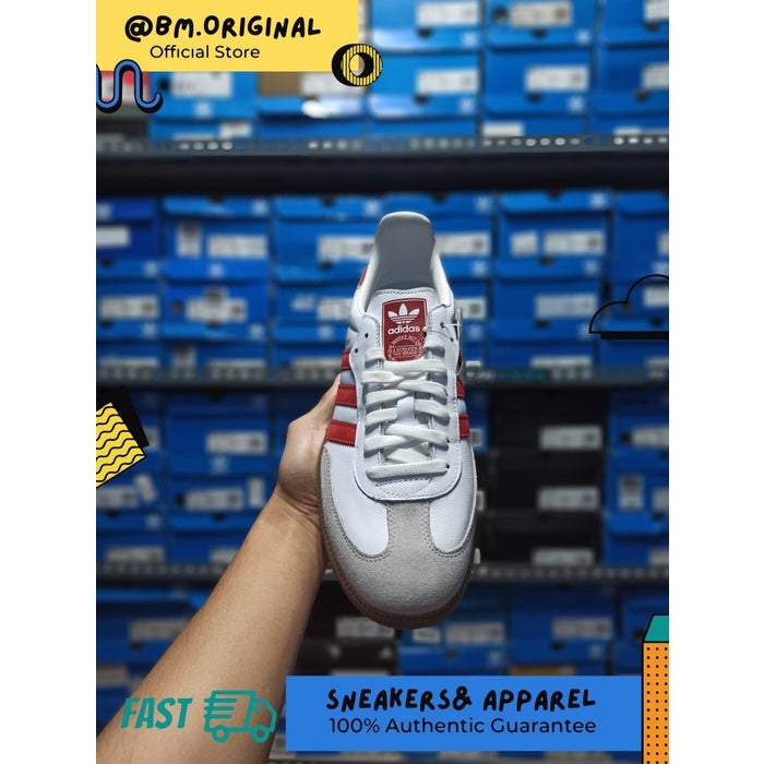 Adidas Samba White Red CW Indonesia ORIGINAL B44628 BM