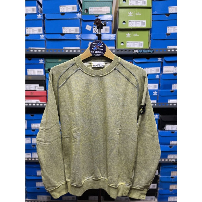 Stone Island CREWNECK SWEATSHIRT Dark Teal Green ORIGINAL 741562290