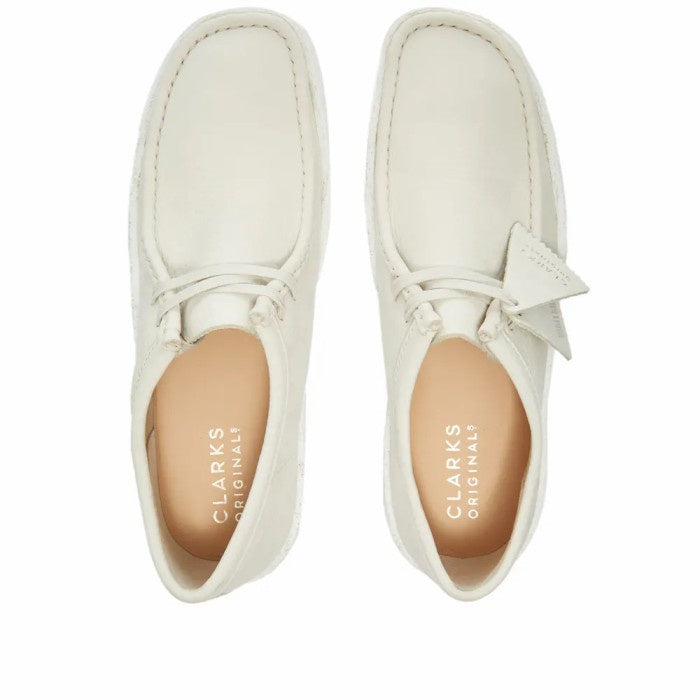 CLARKS ORIGINALS WALLABEE CUP WHITE NUBUCK