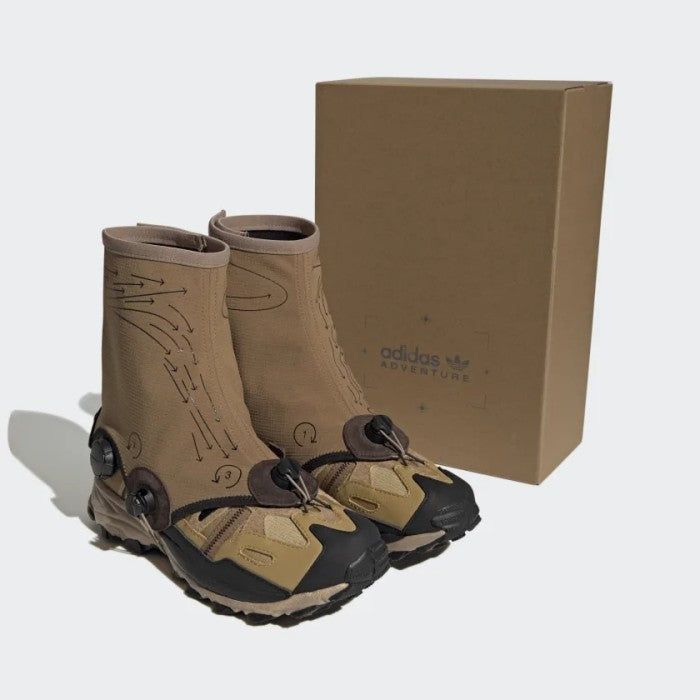 Adidas Hyperturf Gaiter Golden Beige Chalky Brown HQ6071