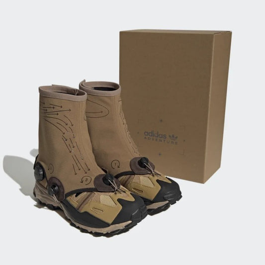 Adidas Hyperturf Gaiter Golden Beige Chalky Brown HQ6071