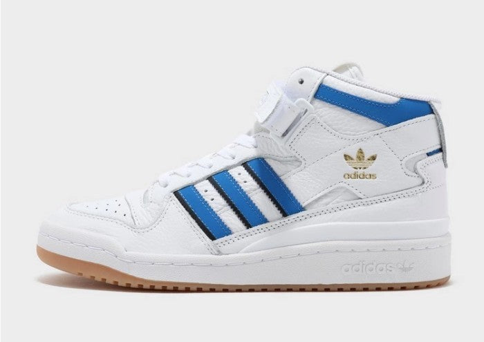 Adidas Forum Mid White Blue Black Gold Gumsole Exclusive
