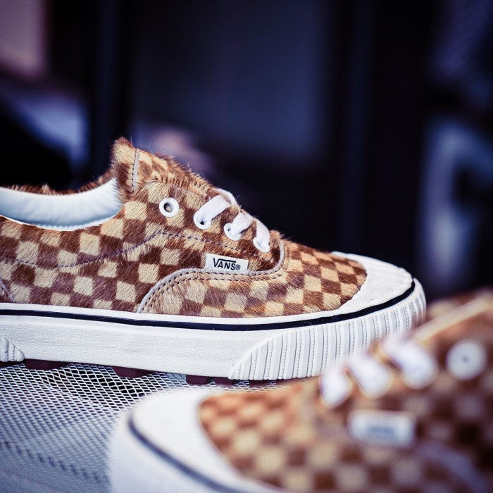 Vans New Era TC Lug Pony Check Khaki / Snow White Original