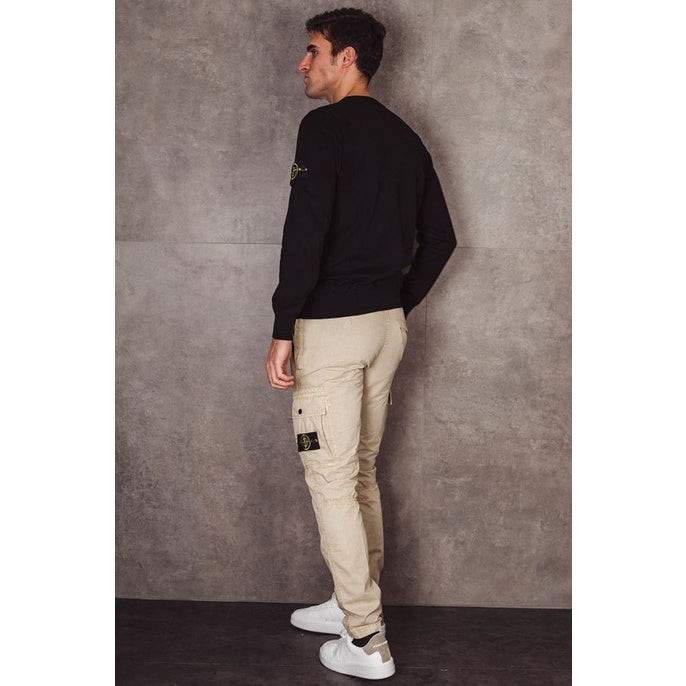 Stone Island 540B2 Crewneck Sweater Black ORIGINAL