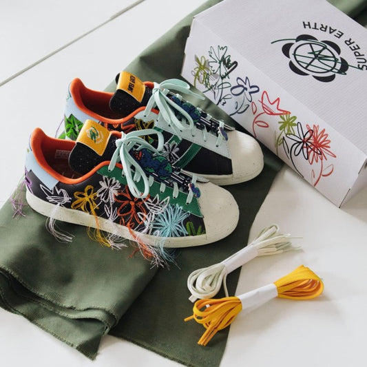 ADIDAS X SEAN WOTHERSPOON SUPERSTAR SUPER EARTH BLACK ORIGINAL GX3823