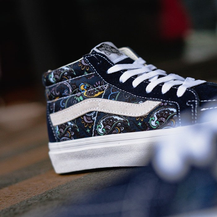 Vans Sk8 Mid Reissue Paisley Dress Blues ORIGINAL