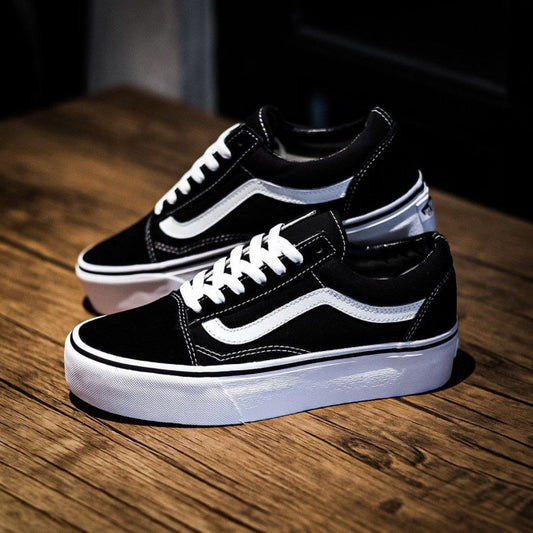 Vans Oldskool Black White Platform Original
