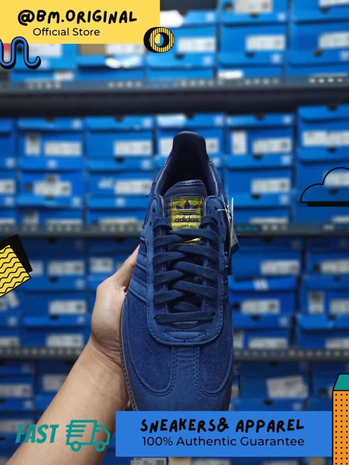 Adidas Samba FB Blue Dark Blue ORIGINAL CQ2089