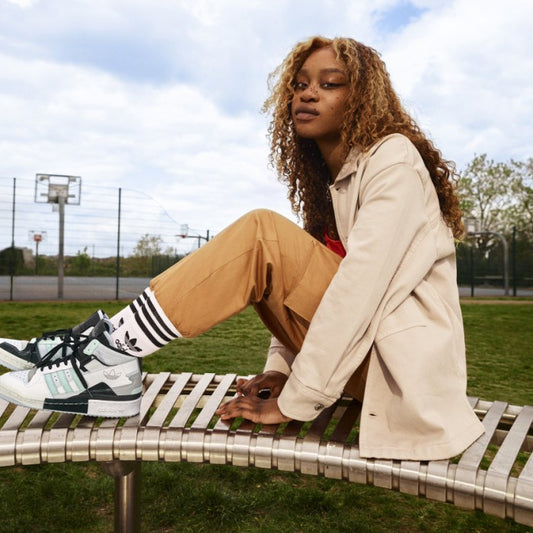 ADIDAS FORUM EXHIBIT MID SHOES Cloud White ORIGINAL GZ5388