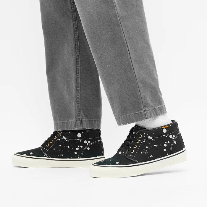 VANS VAULT X LQQK STUDIO UA OG CHUKKA BOOT LXCIRCLE V SPLATTER BLACK