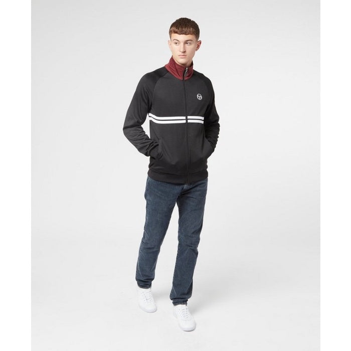 Sergio Tacchini Dallas Tracktop Black Red Exclusive ORIGINAL